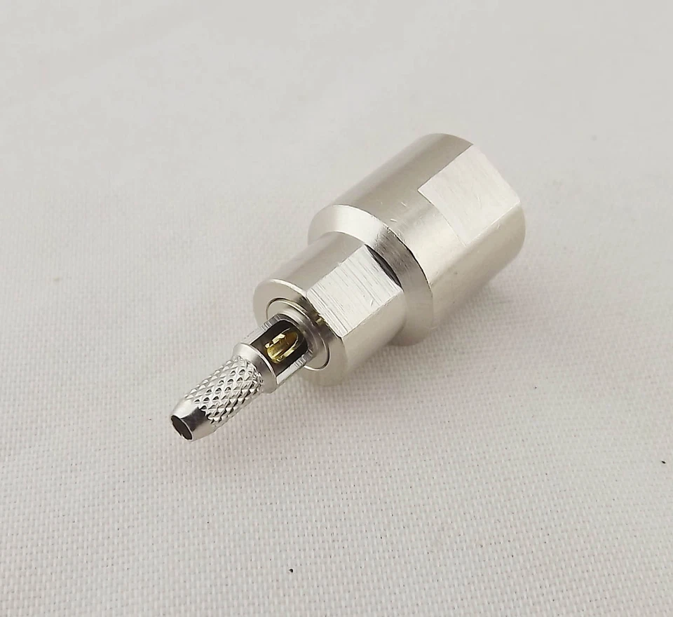 10x FME Male Plug Straight Crimp for RG174 LMR100 RG316 Cable RF Coax Connector - Image 4 of 4