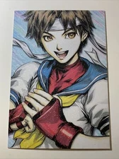 Sakura Kasugano Street Fighter Sexy Goddess Anime Doujin Sketches Art Card Girl