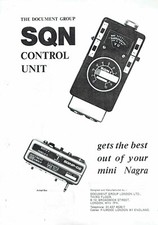 SQN 1 mit SQNP-2 MIXER für Nagra SNS / SNN > Broschüre / Beschreibung in ENG !
