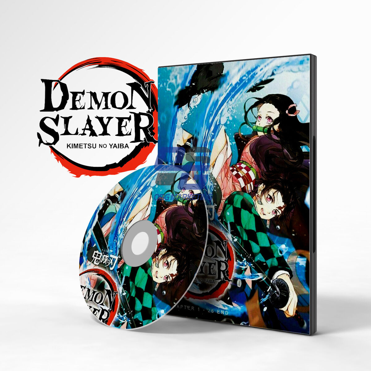 DVD Anime Series Season 1 Demon Slayer/Kimetsu No Yaiba (Ep 1-26)English  Dubbed