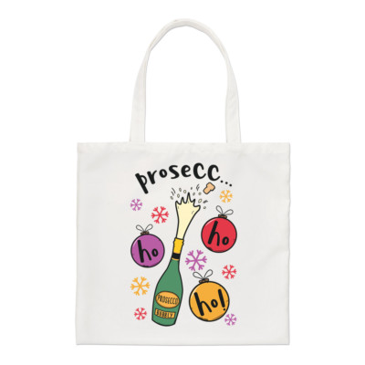 Prosecco Ho Regular Tragetasche Lustig Weihnachtsgeschenk Schulter