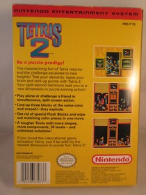 Tetris 2 (Nintendo Entertainment System NES) Complete Excellent Condition
