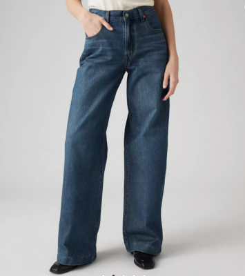 Levi's Women's 25x31 Premium XL Baggy Straight Jeans Frankies