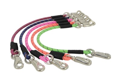 BUNGEE SICHERHEITS-ZURRRCLIPS, ANHÄNGER & STALL SICHERES BINDEN, PFERD PONY *GRATISVERSAND