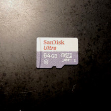 SanDisk Ultra 64GB MicroSD XC I Card