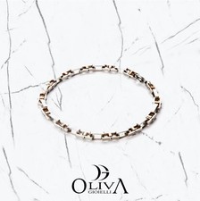 Bracciale Acciaio Catena inserti color oro 4US Cesare Paciotti