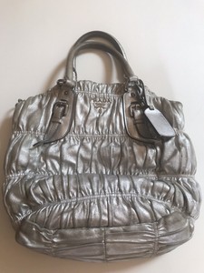 prada metallic bag