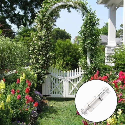 SLIDE BOLT Bathroom Toilet Shed Door Lock Catch Latch Various Size W/ Screws - Picture 3 of 13