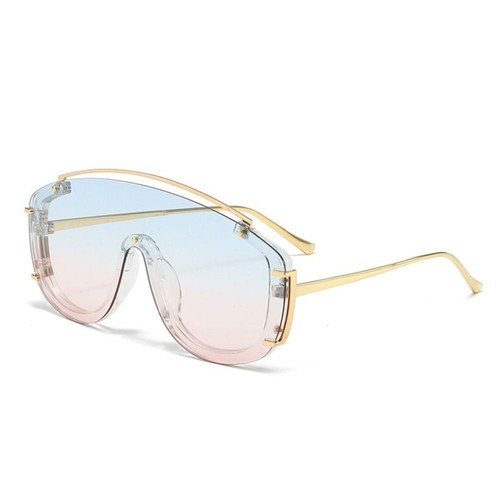 Stylish Gradient Gradient Sunglasses Oversize Design Oversize Sunglasses - Picture 8 of 17