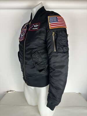Alpha Industries x Playboy Bomber MA-1 Jacket Men's Size XS | eBay