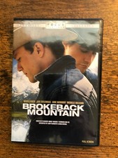 BROKEBACK MOUNTAIN, DVD, 2006, 2 Hrs. 15 min., Rated R, Pre-Owned.
