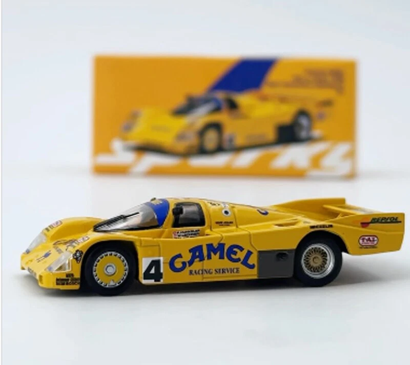 トミカ FROM A RACING PORSCHE962C 2024 TINY SPARKY 1/64 Porsche 962C Team Camel Brun Motorsport #4