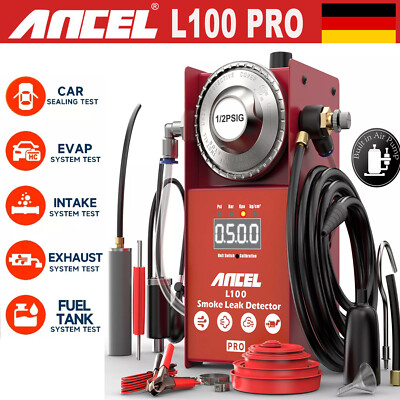 ANCEL L100 Pro EVAP-Rauchmaschinen-Lecksuchgerät Diagnosegerät mit Kompressor