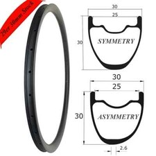Carbon XC Mountain Bike Rims 29er Gravel Crosscountry Tubeless Wheels 24 28 32H