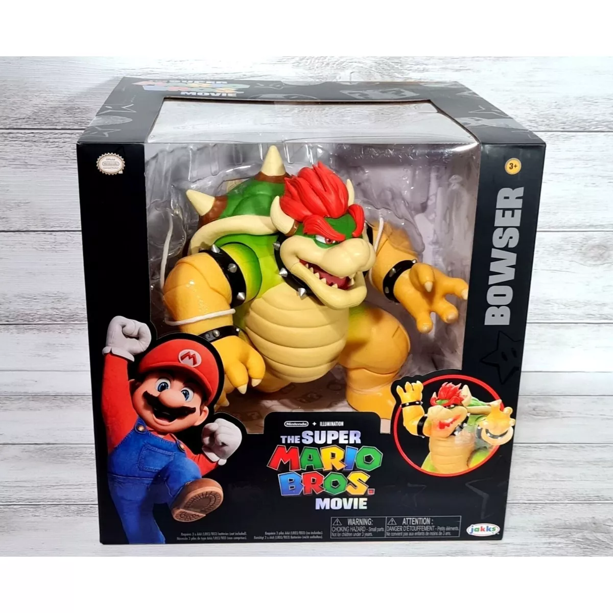 Jakks Pacific Super Mario Bros. Movie Fire Breathing Bowser 7-in