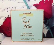 Faberge A Touch Of Class Perfumed Dusting Powder 5.0 OZ. WB