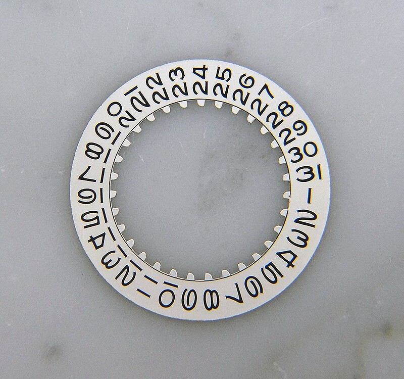 Vintage Genuine Rolex Silver Date Disc for Movement 3035 Submariner GMT Master