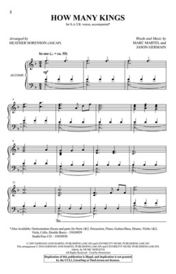 How Many Kings SATB Down Here