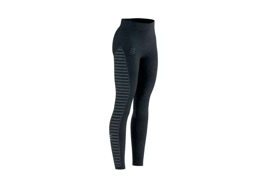 Compressport Winter Run Tights Women s Running Black Compression