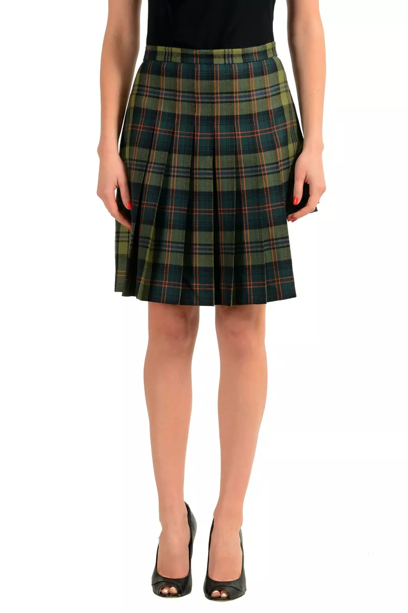 Versace tartan clearance skirt