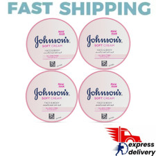 4 box Johnson's Moisture Soft Cream WITH SHEA BUTTER 200 ml Johnsons
