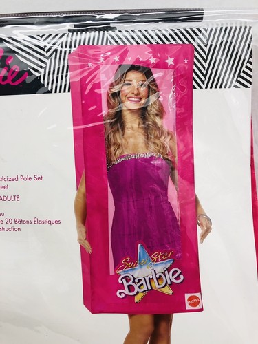 BARBIECORE Spirit Halloween Barbie Box Costume Adult One Size Box Pink 2023 - Picture 4 of 6