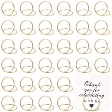 36Pcs Mini Place Card Holders en Round Wire Photo Holder Small Size Table Number