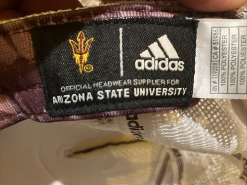 Sun Devils Trucker Hat Cap Adidas Arizona State Foam Panel Mesh Snapback NCAA - Picture 8 of 13