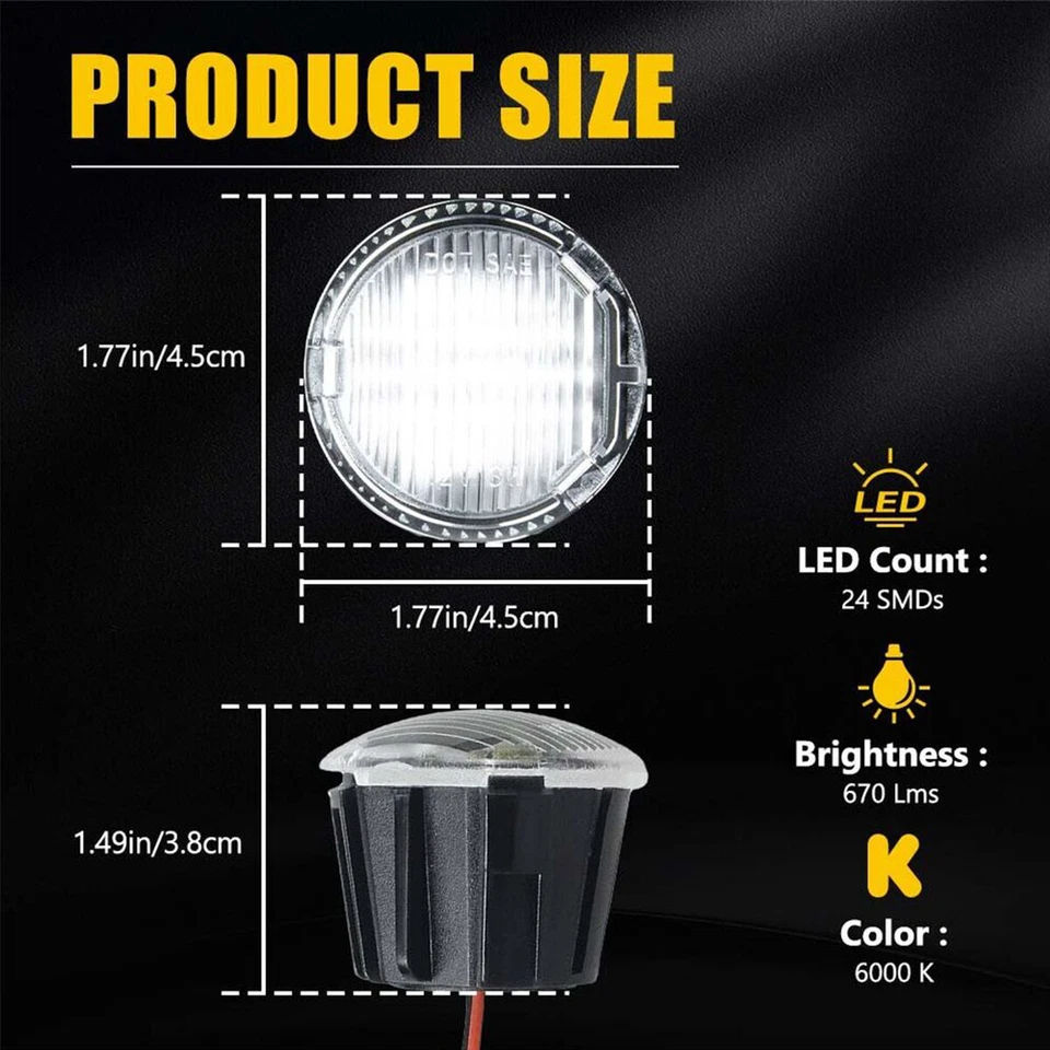 Luz LED de puerta levadiza trasera para maletero de carga para Jeep Grand Cherokee Dodge Durango 11-21 Foto 3 de 4