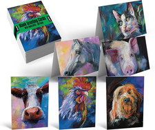 50-Pack All Occasion Greeting Cards Box Set, 4 x 6 inch, 50 Assorted Blank Note