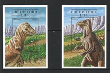 UGANDA - 1998 DINOSAURS SOUVENIR SHEETS - SCOTT 1547 TO 1548 - MNH