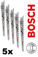 5x Bosch S617K S&auml;bels&auml;gebl&auml;tter Holz Grobholz Basic for Wood 150mm lang HCS