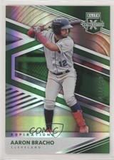 2020 Panini Elite Extra Edition Aspirations Green /499 Aaron Bracho #123 1kk