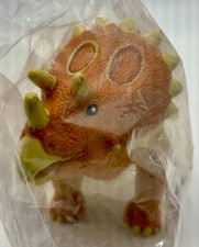 Pair of 10" Dinosaur Toys - T-Rex  Triceratops - Jurassic Age