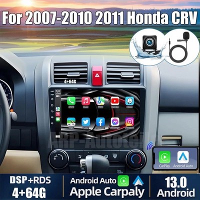4Core 2+32G Auto Radio Stereo for 2007-2011 Honda CRV Carplay Auto Navi RDS SWC