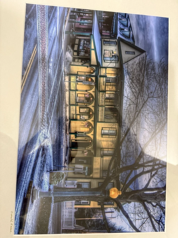 Fotografía firmada por Donald Reese - Restaurante Glassmyer’s - Trappe PA  Foto 4 de 4