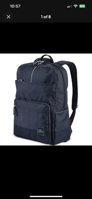 Skyway Luggage Co Rainier Collection Simple Backpack 16  Navy Blue New