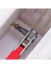 Ratchet Screwdriver Handle Right Angle Elbow Wrench Narrow Space Cross Tool Red