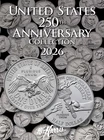 New Harris 2026 P & D US 250th Anniversary Coins Empty Folder (#5534)