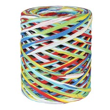 Colored Raffia Paper Ribbon Packing String Gift Wrapping 262 Ft 6 Colors