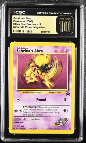 Sabrina's Abra graded CGC 10 for sale on eBay