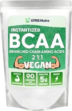 XPRS Nutra BCAA Powder - Amino Acids Supplement for Men - 1 Pound (Pack of 1) 