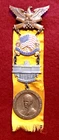CIVIL WAR  GAR 53rd 1919 NATIONAL ENCAMPMENT COLUMBUS, OHIO BADGE & RIBBON MEDAL