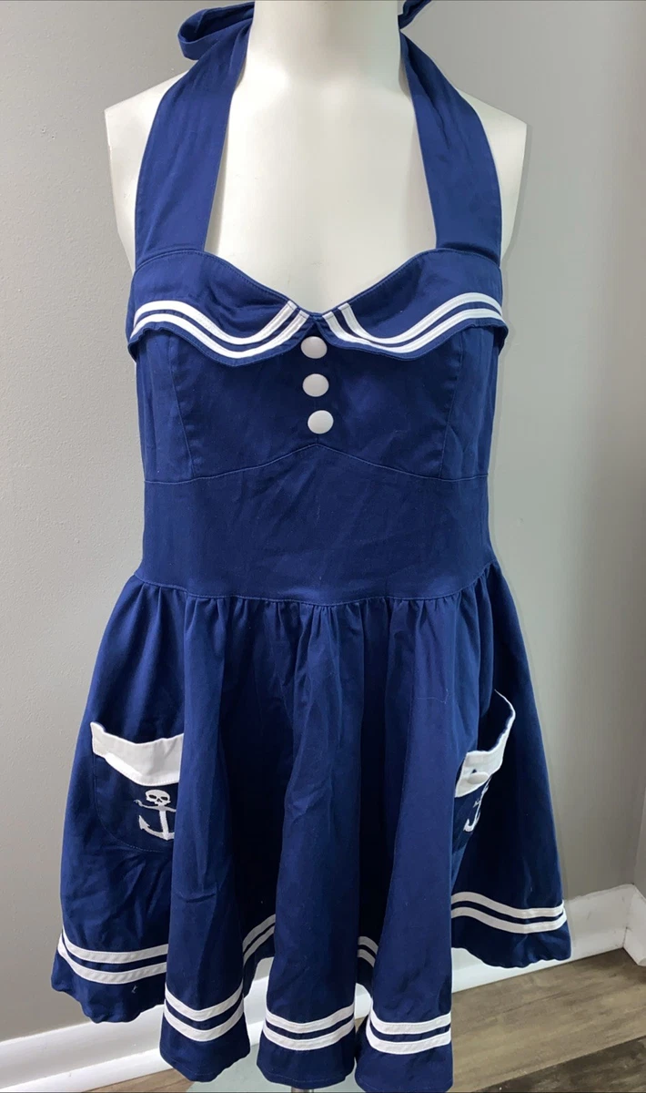 white christmas dresses Simply Southern Nautical Dress for Women in Navy main image 0
