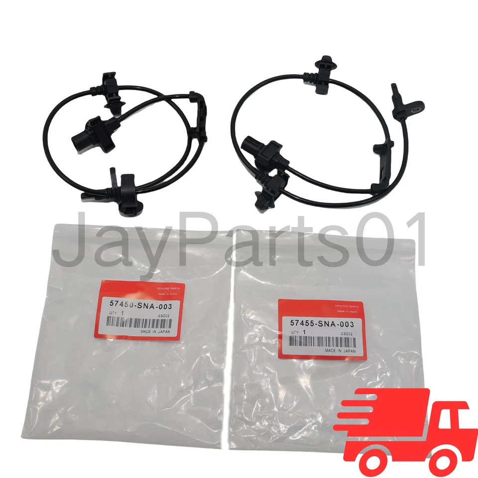 OEM 2Pcs Front Right + Left ABS Wheel Speed Sensor For 2006-2011 Honda Civic US Foto 3 de 4