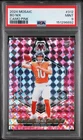 2024 PANINI MOSAIC CAMO PINK #312 BO NIX ROOKIE RC PSA 9