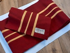 VINTAGE 1940S RYDER AMIES SELWYN COLLEGE CAMBRIDGE UNIVERSITY WOOL STRIPED SCARF