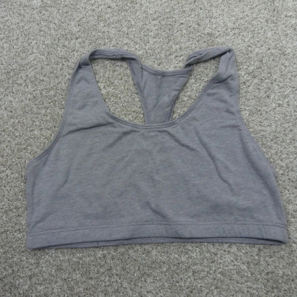 Hanes Sports Bras Womens Large Gray Teal Wireless Racerback Pullover 3 Pack - Image 2 of 4