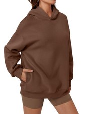 Übergroßer Damen Kapuzenpullover Bequemer S...