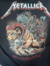 METALLICA Denver Hoodie XLarge Night 2 M72 Tour 💯 Official Merch 🐻 6-29-2025